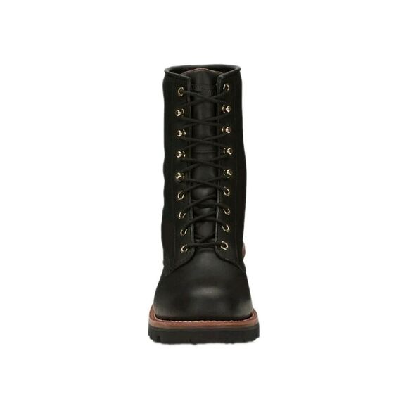 Chippewa Baldor 8 Inch Steel Toe Logger Lace Up Work Mens Black 10.5 73020 main image 5